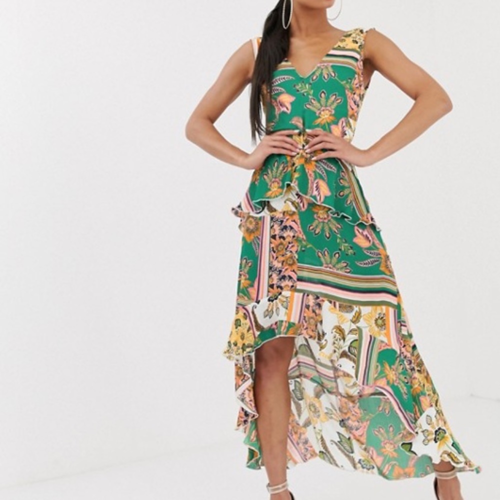 ASOS Missguided paisley print dress NWT